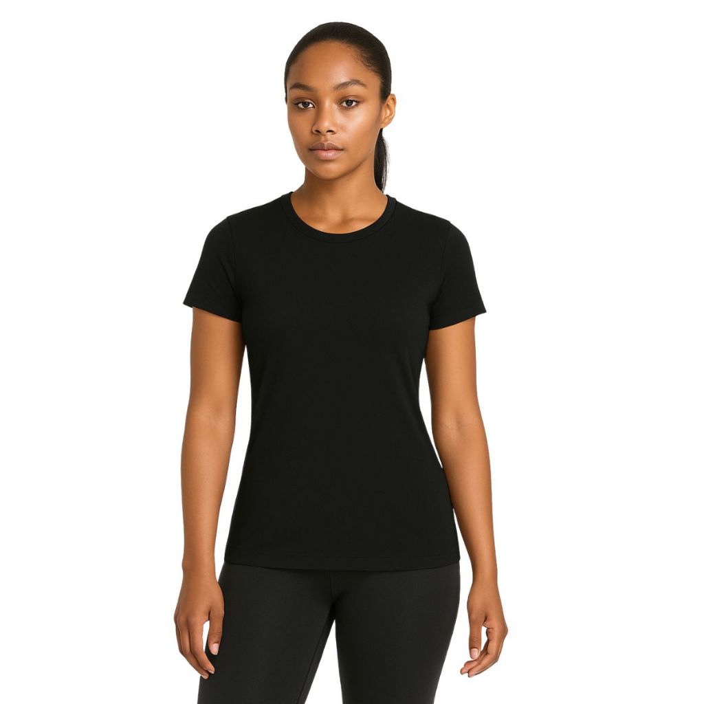 Camiseta Academia Feminina Poliamida Premium Tecido Geladinho Alta Elasticidade Com Proteção UV Fit