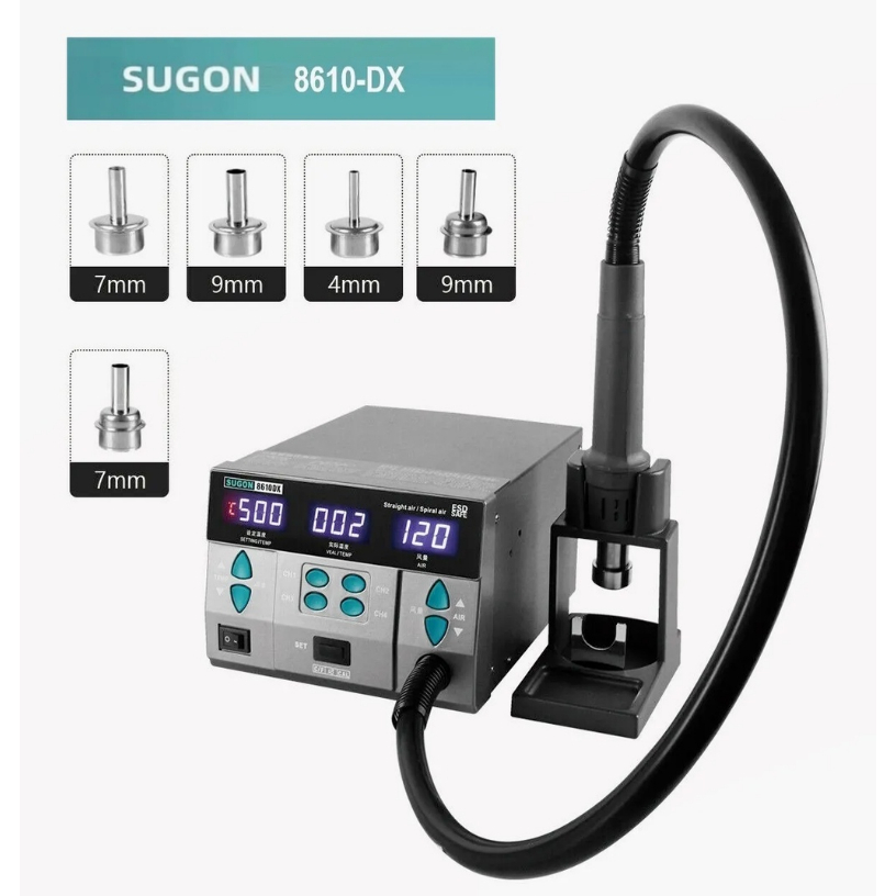 Maquina de ar quente SUGON 8610  PRO Estação De Retrabalho Profissional Sugon 8610dx 110v Ou 220v.~