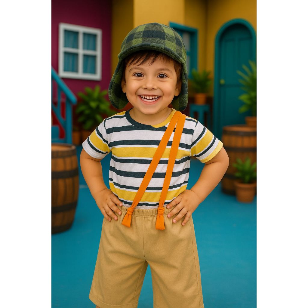 FANTASIA INFANTIL CHAVES MENINOS ANIVERÁRIOS FESTAS CARNAVAL em Oferta na Shopee