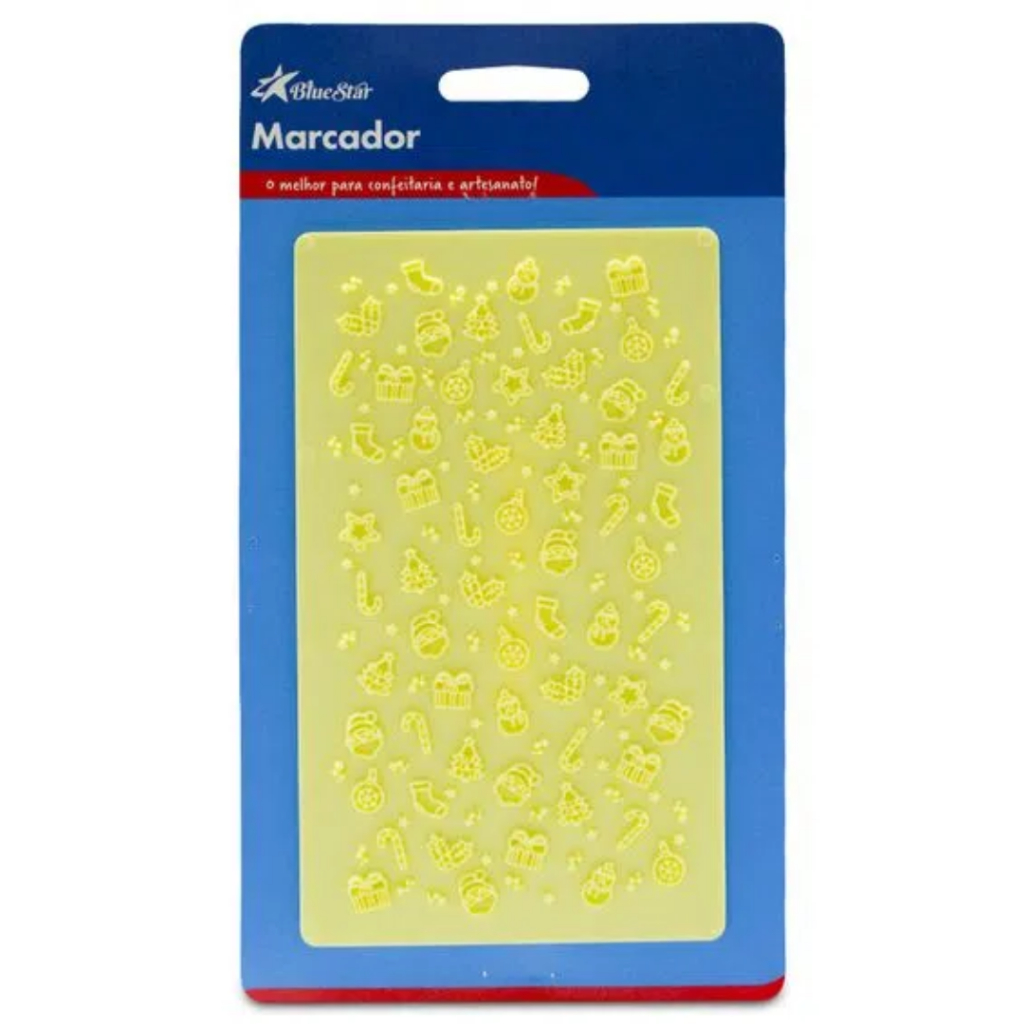 Marcador De Natal  (Blue Star)