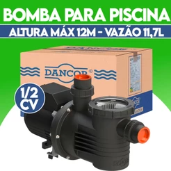 Bomba Para Piscina com Pre Filtro Pratika Pf-17 1/2 Cv Monofásica Piscina 127/220v Dancor