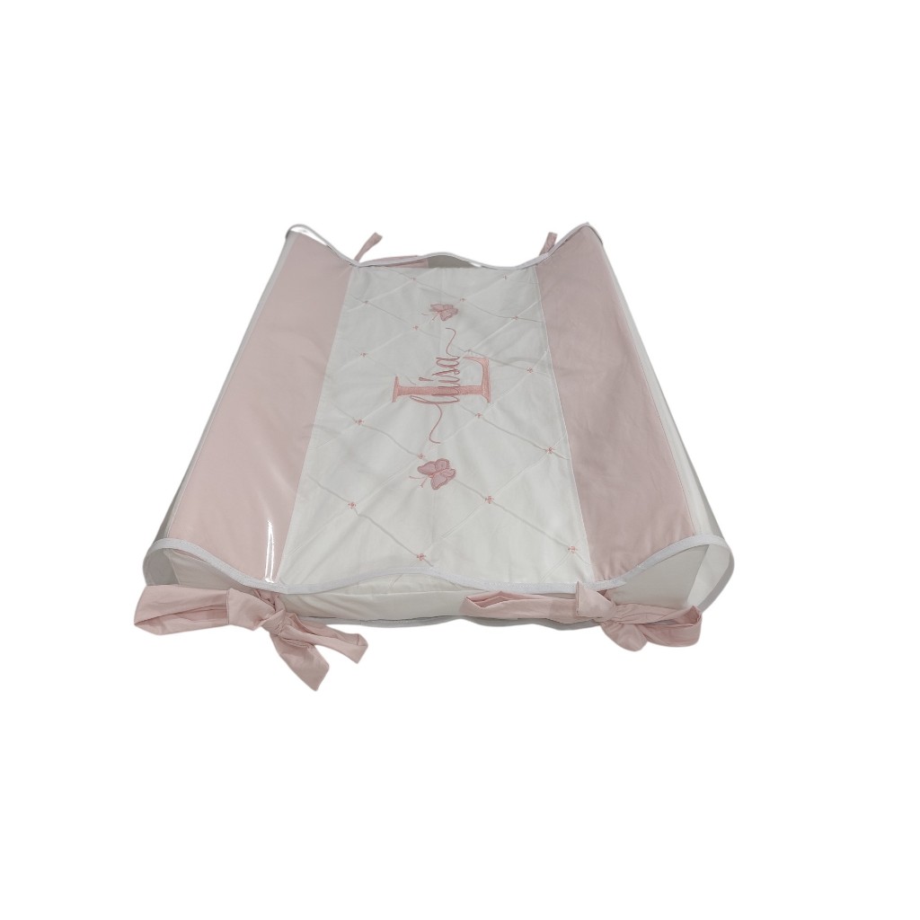 TROCADOR PERSONALIZADO ANATÔMICO - 45CM X 65CM X 0,12 CANTOS ALTOS - ***PERSONALIZE COM O NOME DE SEU BEBÊ***