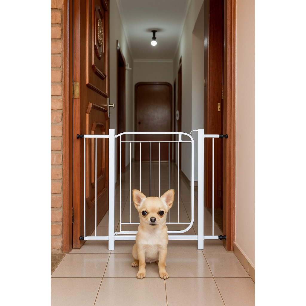 Portão Para Pet com Extensor para Espaços de 80 cms a 1mt ENVIO IMEDIATO