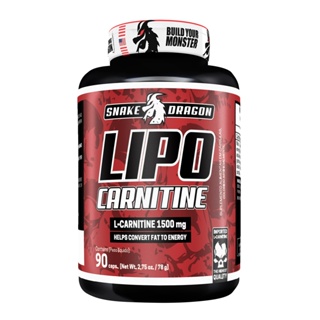 Lipo Carnitine, 90 Cápsulas - Snake Dragon em Oferta na Shopee