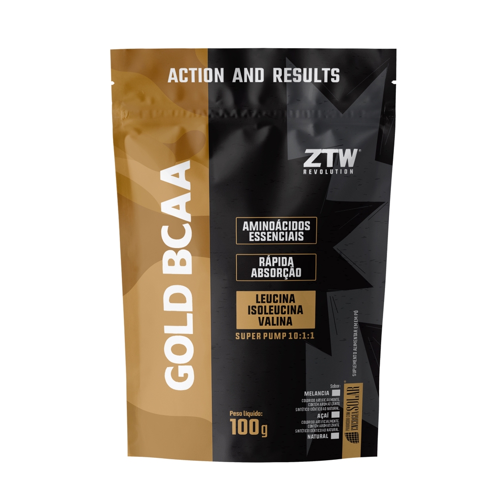 Gold BCAA, 100g - ZTW Revolution em Oferta na Shopee