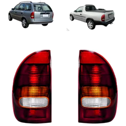 Lanterna Traseira Corsa Hatch 4 Pts Pick-up Wagon 4 Pts 96 97 98 99 Tricolor