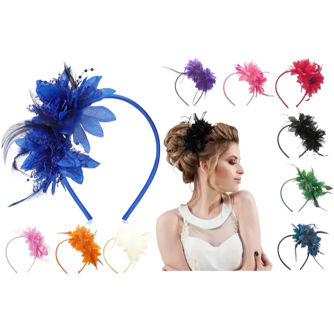Tiara Luxo Colorida Flor Infantil e Adulto Enfeite Arranjo de Cabelo Carnaval em Oferta na Shopee