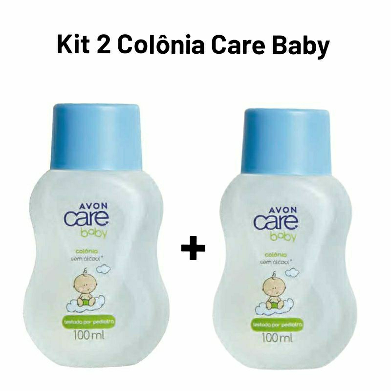 Combo 2 Colônias Care Baby Avon 100ml