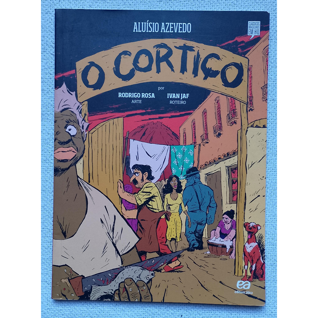 Livro O Cortiço em Quadrinhos - Clássicos em Quadrinhos 2016 usado