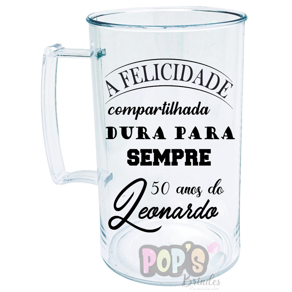 Kit 30 Canecas de Acrílico Personalizadas 300 ml - Fazemos com o tema da sua festa ou evento, arte só na frente.