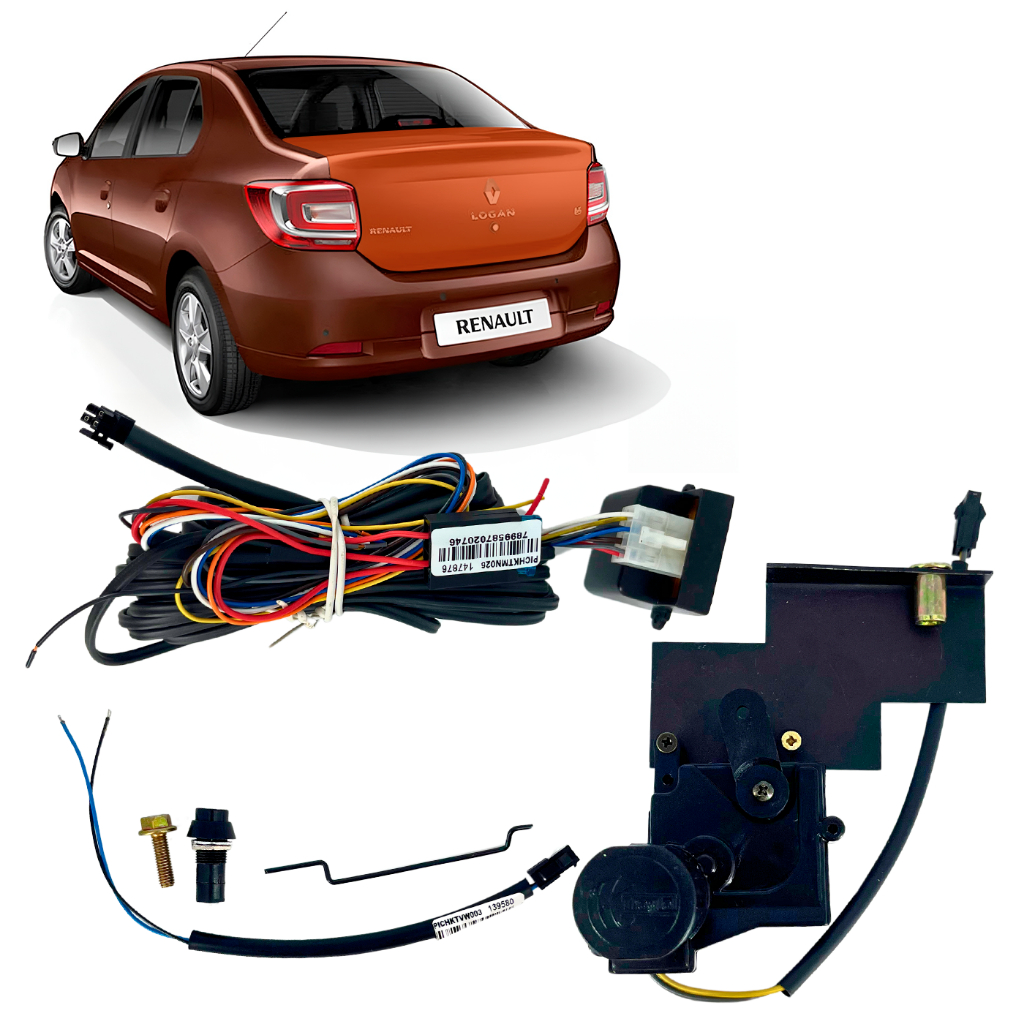 Kit Abertura De Porta Mala Apml Renault Logan em Oferta na Shopee