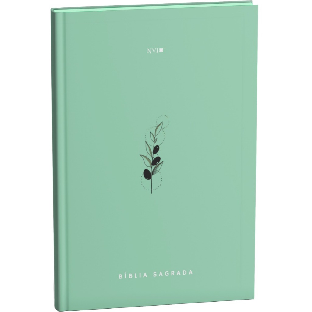 Bíblia Sagrada Slim | NVI | Capa Dura | Capa Verde Oliveira