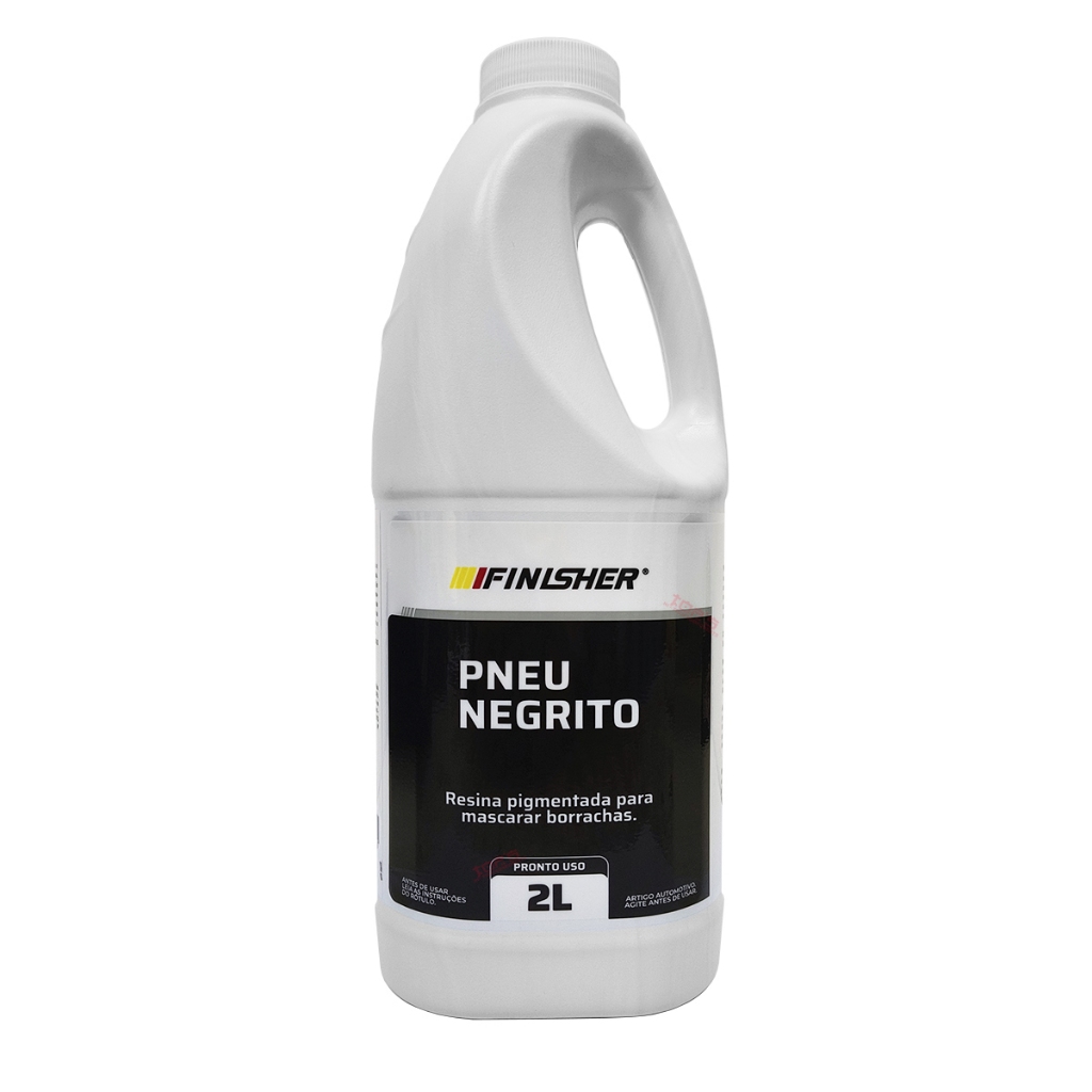 Cera Negra Para Borrachas Pneu Negrito 2L - Finisher