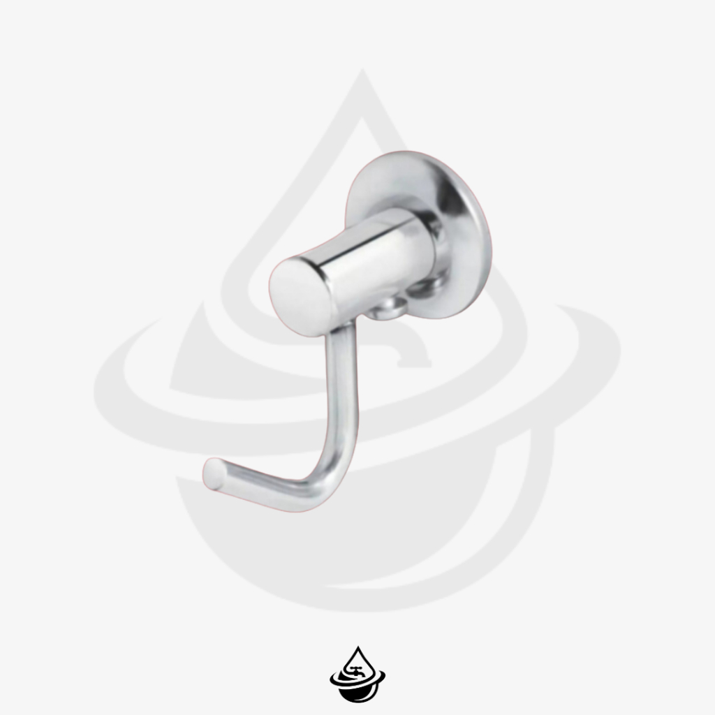 Gancho Cabide Porta Toalha Banheiro de Parede Inox Cromado em Oferta na Shopee