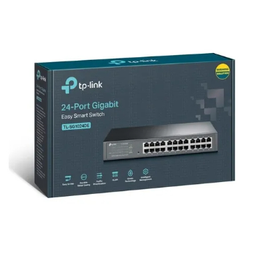 Switch TP-Link TL-SG1024DE 24 Portas Gigabit 10/100/1000mbps Gerenciamento Easy Smart