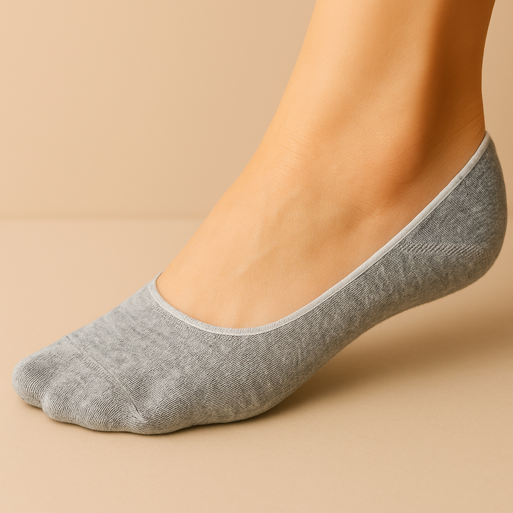 Kit 3/6/9/12 Pares de Meia Soquete Unissex Invisível Sapatilha Masculino e Feminino Com Silicone