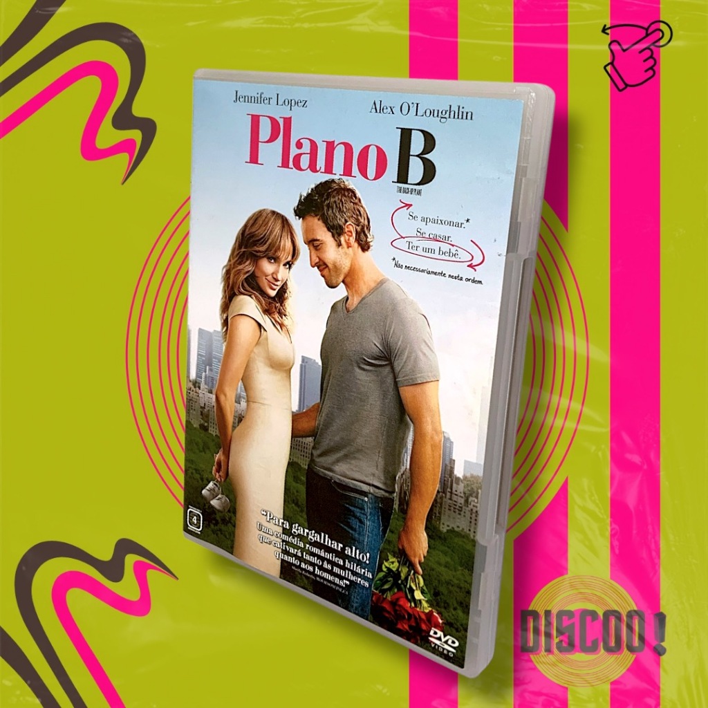 DVD Plano B (The Back-Up Plan) — com Jennifer Lopez