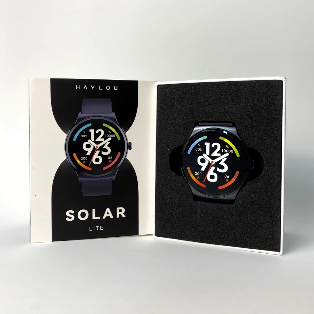 Smartwatch Haylou Solar Lite esportivo prova d'água para android e iOs bateria longa duração Relogio Masculino