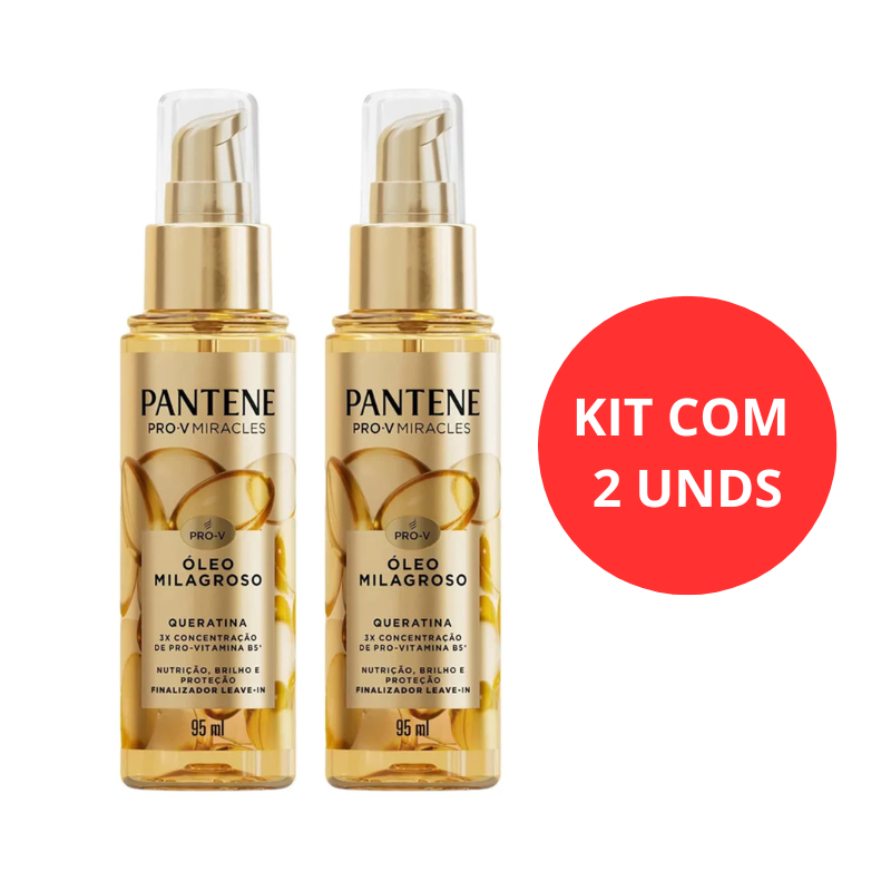 KIT C/2 ÓLEO MILAGROSO PANTENE 95ML em Oferta na Shopee
