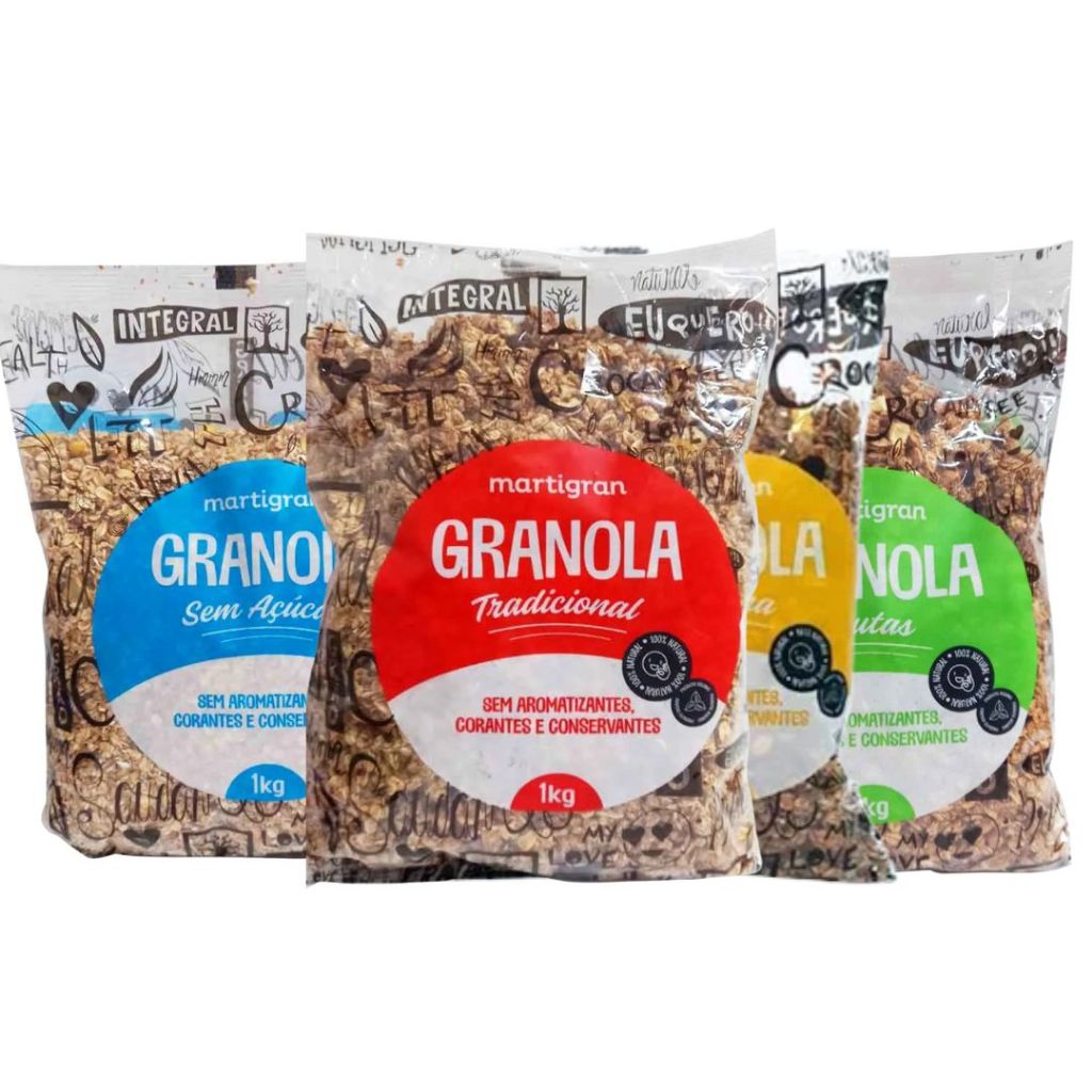 Granolas Martigran 1Kg sem aromatizantes,. em Oferta na Shopee