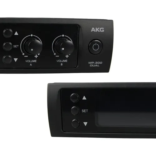 Detalhes do Microfone Sem Fio AKG WP300 Duplo Bastão Dinâmico Cardióide