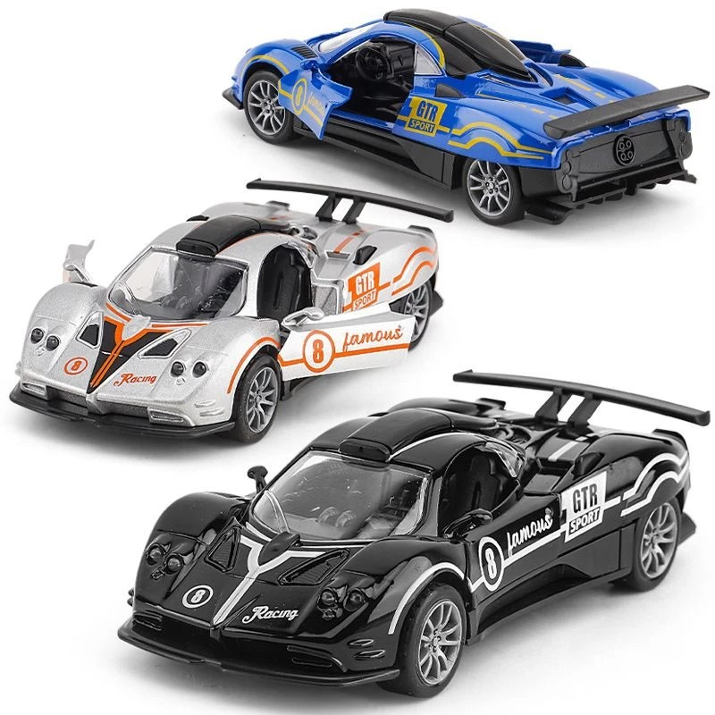 Miniatura Carrinho Metal Escala 1/36 Carro Pagani Zonda Abre As Portas