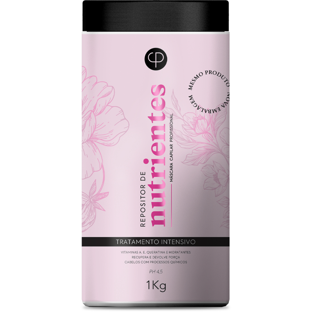 Máscara Repositora de Nutrientes 1kg – Hidratação Profunda, Brilho e Maciez