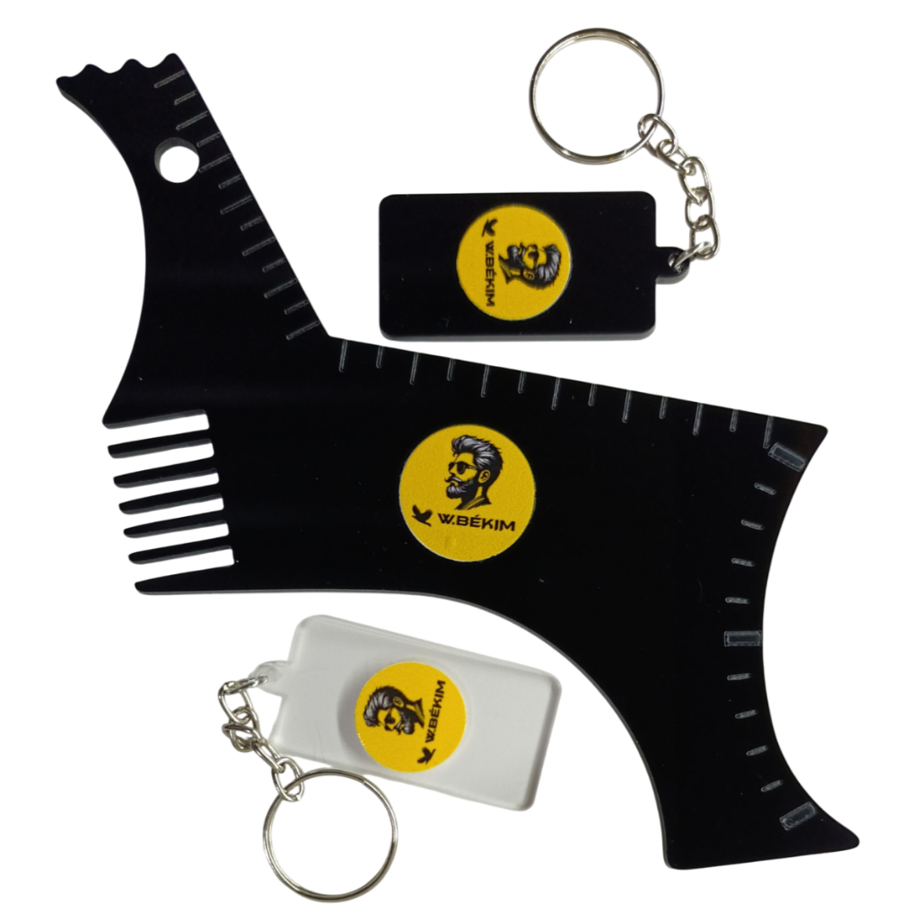 Pente Alinhador Barba e Bigode Alinhador e Régua Elegante em Oferta na Shopee