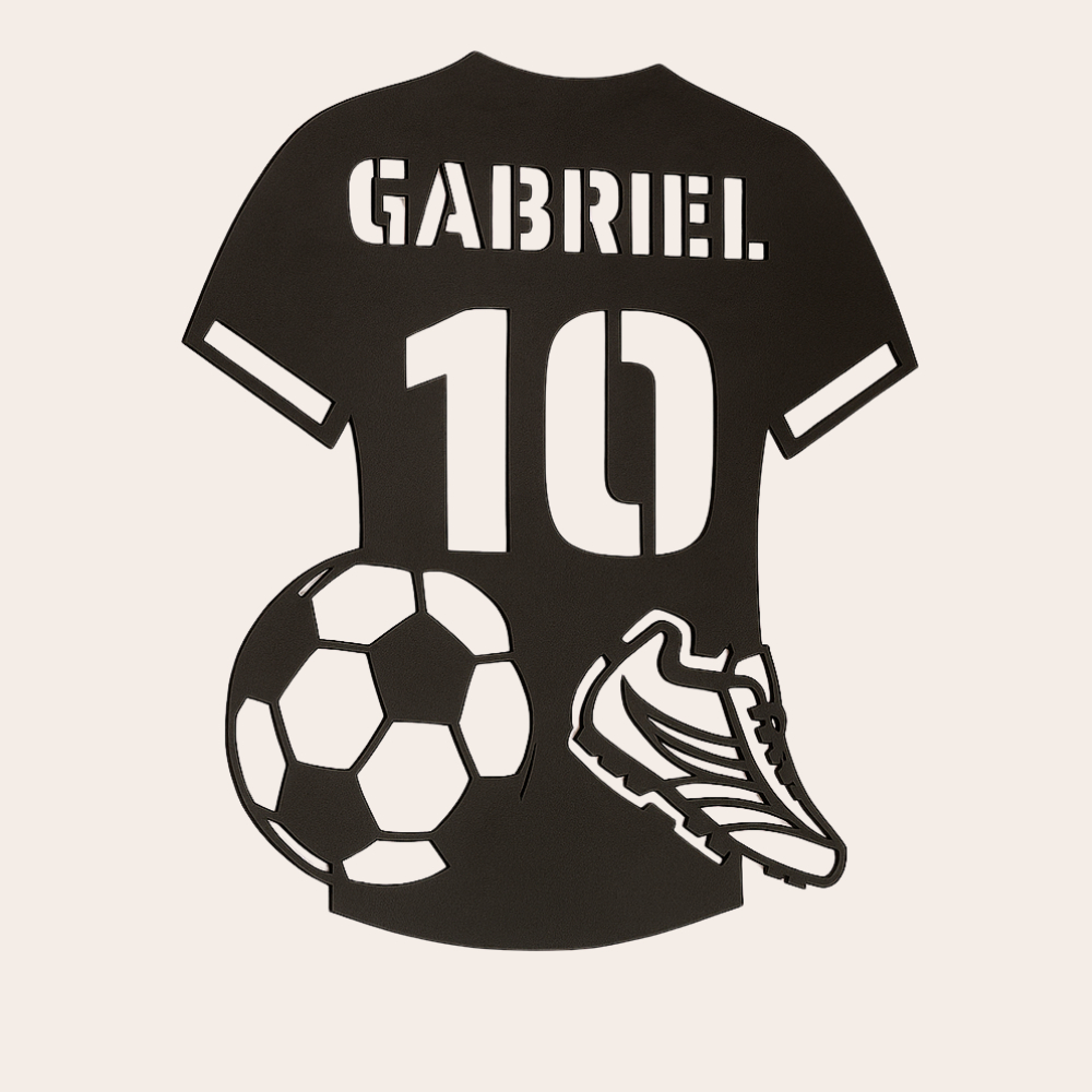 Quadro Camisa Futebol MDF Personalizada