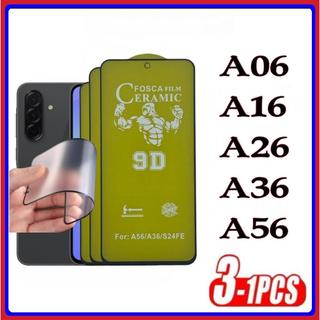 Película Fosca Cerâmica Flexível 9D Hidrogel Samsung A06 A16 A26 A36 A56