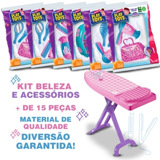 Brinquedo Kit Beleza Acessórios Moda Bolsas Feminina Faz De Conta Infantil Brincadeiras Divertidas em Oferta na Shopee