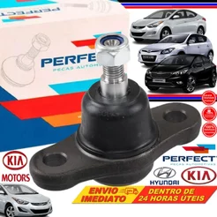 Pivô Inferior Bandeja Elantra I30 Cerato Carens Magentis Optima 2006 a 2013 Perfect PVI1110