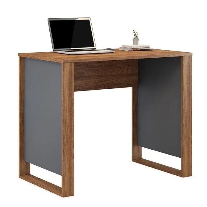 Mesa para Computador Morada Amêndola Grafito – Demóbile Amêndola Grafito em Oferta na Shopee