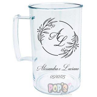 15 Canecas De Chopp Personalizadas Acrílicas 300 ml em Oferta na Shopee
