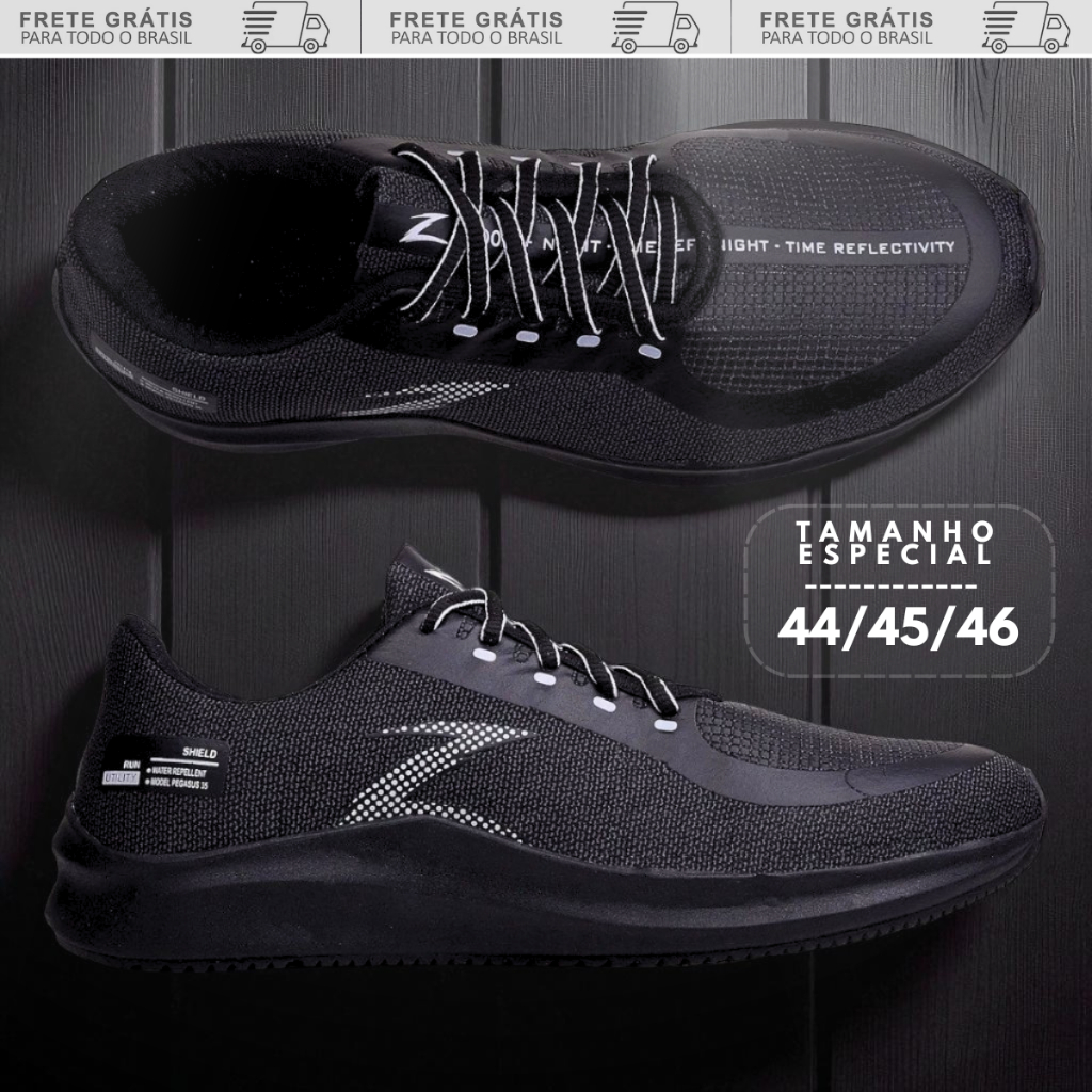 Tênis Tamanho Especial 44/45/46 Masculino Casual - Promoção Exclusiva e Frete Rápid