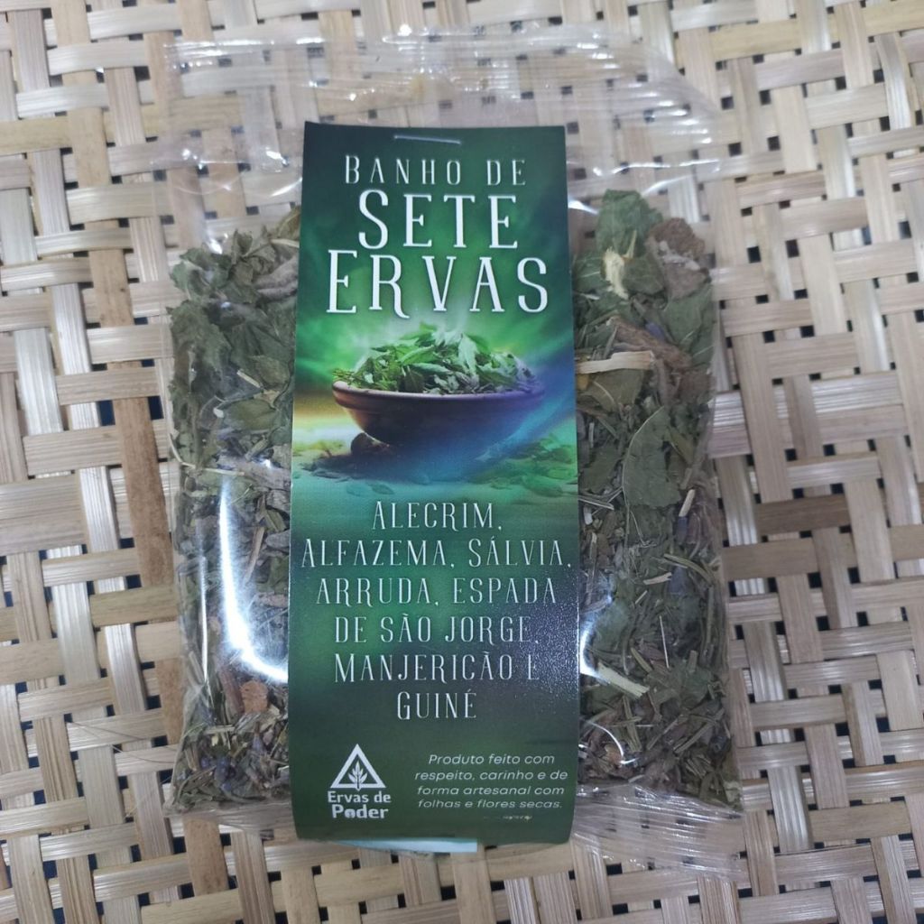 Banho De Ervas Sete Ervas- 7 Ervas