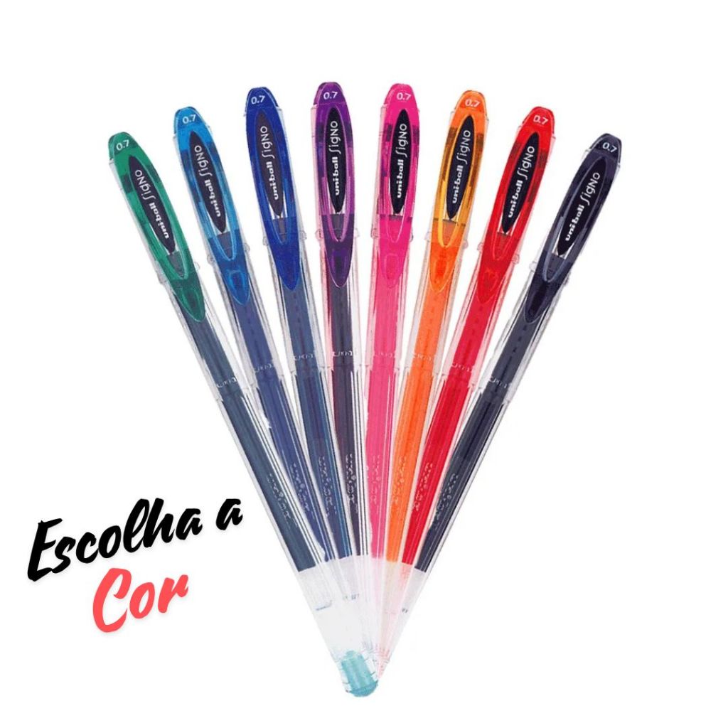 Imagem Caneta Gel Signo UM-120 0,7mm Uni-Ball Cores Variadas