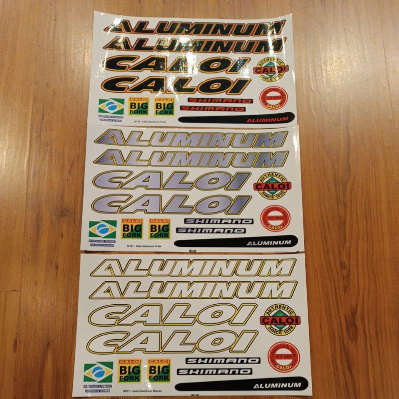 Adesivo Bicicleta Caloi Aluminum MTB Bike em Oferta na Shopee