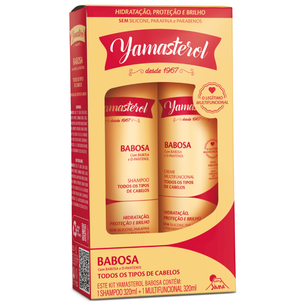 Kit Yamá Yamasterol Shampoo e Multifuncional 320ml Original!