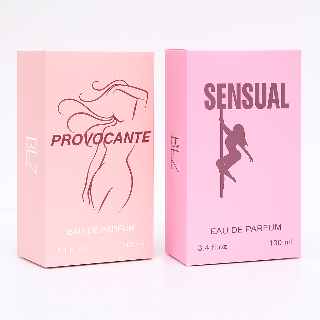 Kit 2 Perfumes Femininos Provocante + Sensual 100ml Eau de Parfum Ref Importada