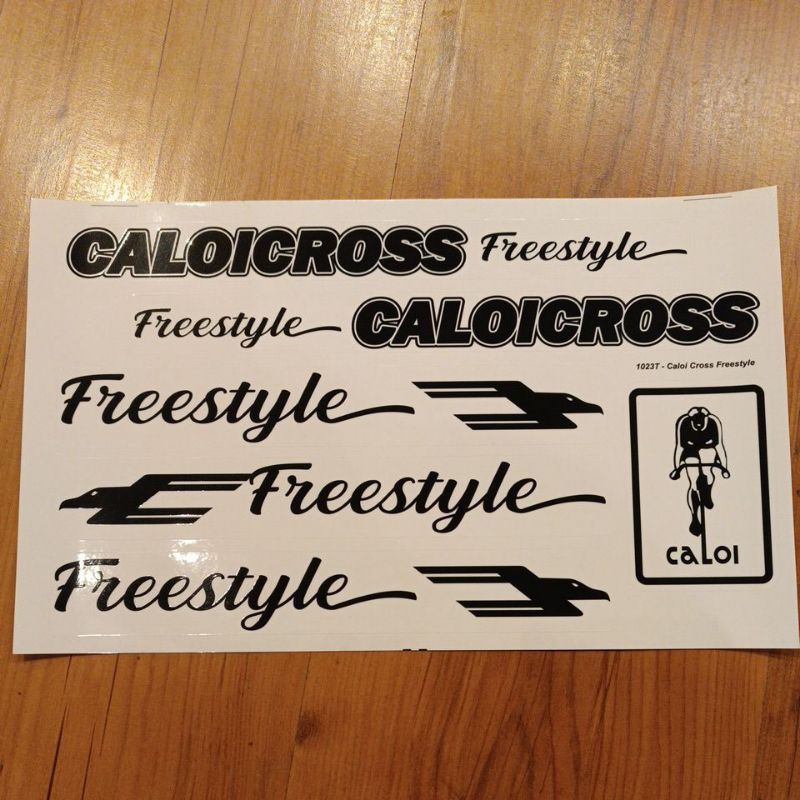 Adesivo Bicicleta Caloicross Freestyle Bike Antiga Caloi Cross