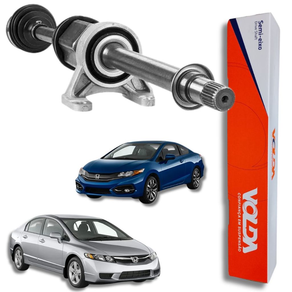 Semi Eixo Lado Direito Para Honda Civic 1.8 / 2.0 16v 2011 Até 2016 Flex Automático