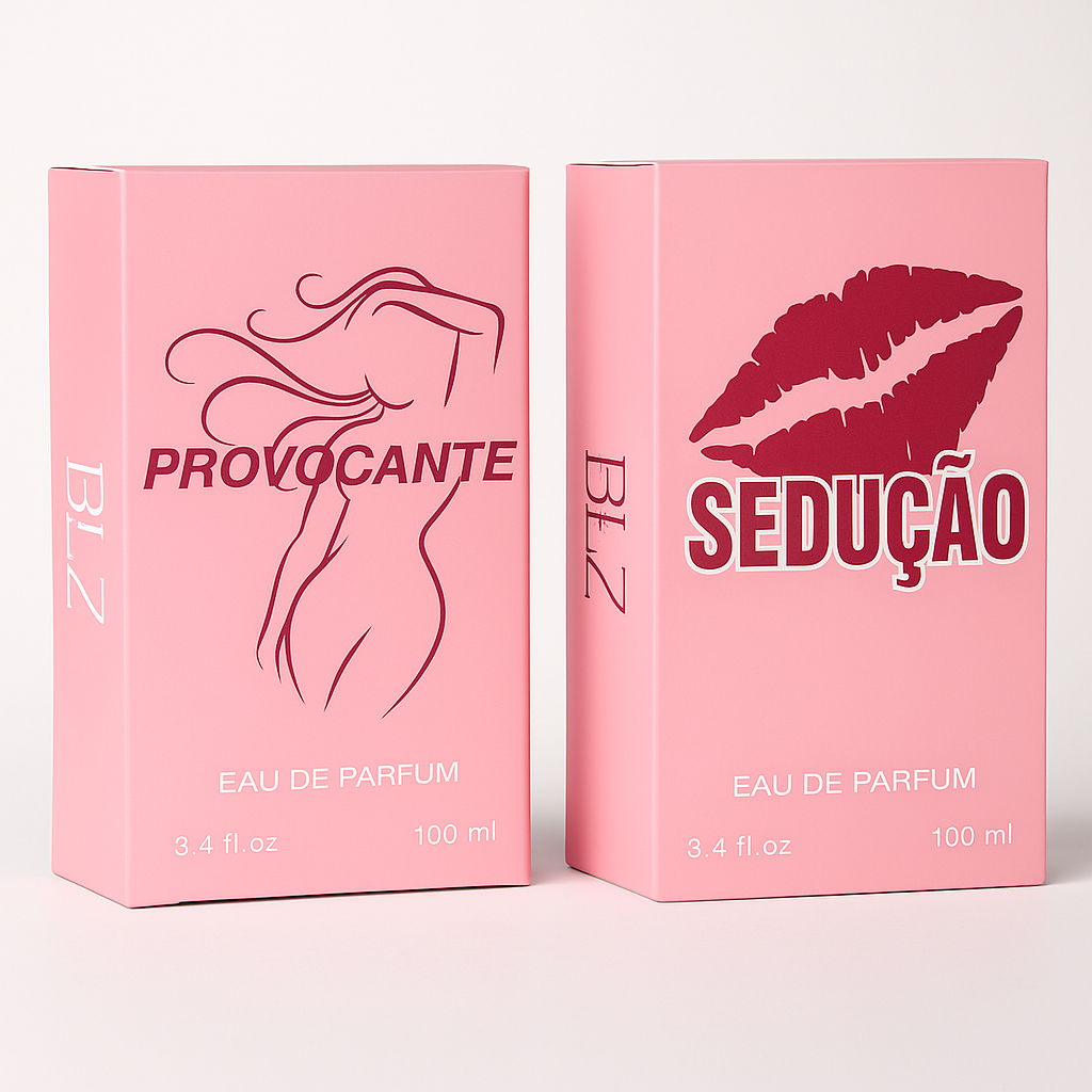 Kit 2 Perfumes Femininos Provocante + Sedução 100ml Eau de Parfum Ref Importada
