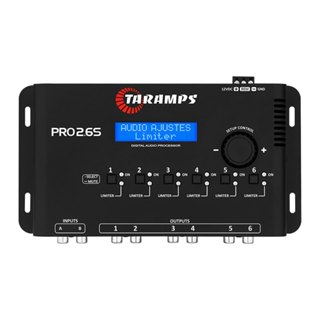 Processador Taramps Pro 2.6s Áudio 6 Saídas Digital Crossover em Oferta na Shopee