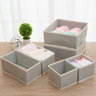 Kit 6 Organizadores de Gaveta Dobráveis 3 Tamanhos Para Roupa Íntima Camisa Meias IMPERIO