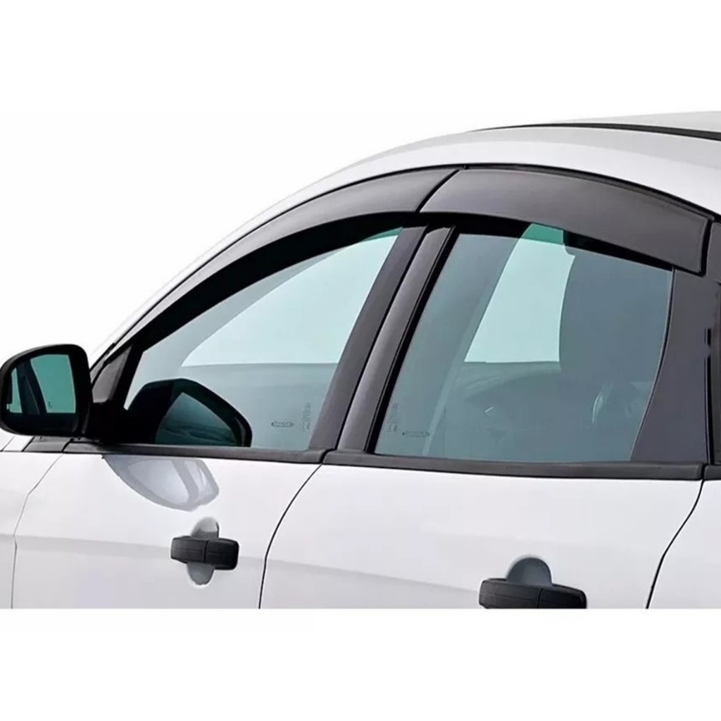 Calha Chuva GOL G5 G6 G7 e VOYAGE 2008 Até 2025 4 Portas INTEIRIÇA KIT AUTOCOLANTE — imagem 2 de 2