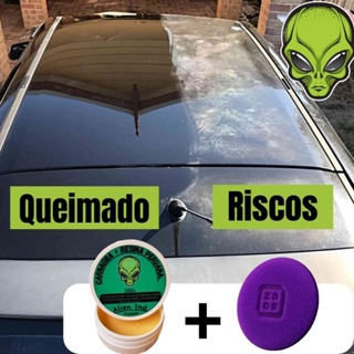 Cera Pintura Queimada Revitalizadora Auto Brilho Alien + Aplicador em Oferta na Shopee