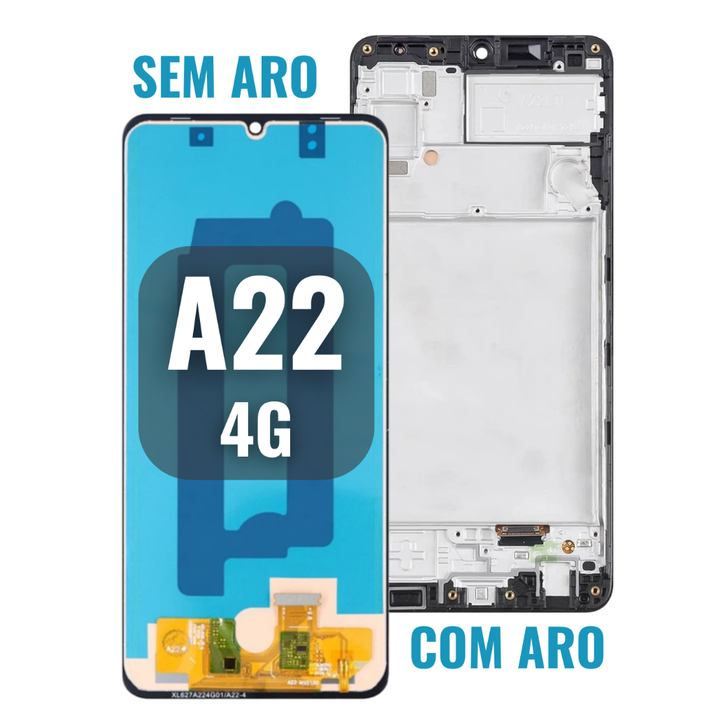 FRONTAL TELA DISPLAY GALAXY A22 4G em Oferta na Shopee