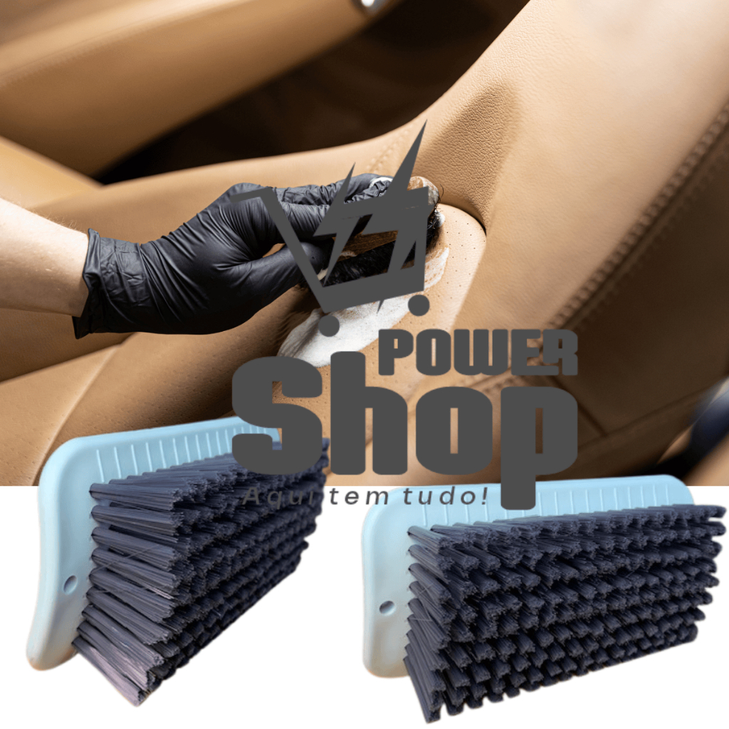 Escova de Limpeza Multiuso Quadrada Para Sofá, Banco de carro - Limpeza Geral Com Cerdas Firmes em Oferta na Shopee