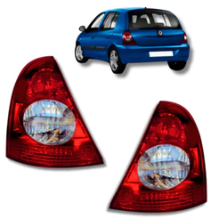Lanterna Traseira Clio Hatch 2003 2004 2005 2006 2007 2008 2009 2010 Bicolor